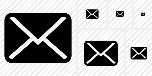 580x290 Mail Icon Symbol Black Professional Stock Icon And Free Sets
