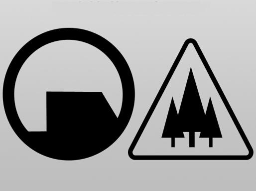 514x383 White Forest And Black Mesa Custom Shapes