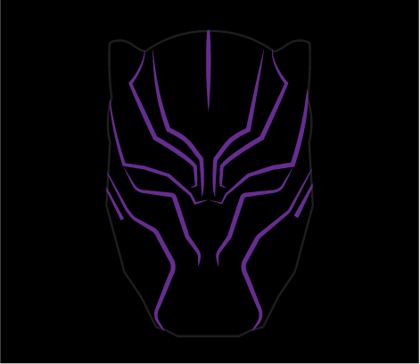 471x409 Black Panther Social Media Icons