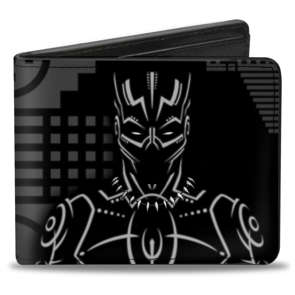 1000x1000 Black Panther Tribal Silhouette Pose + Icon Blackgrays Auto