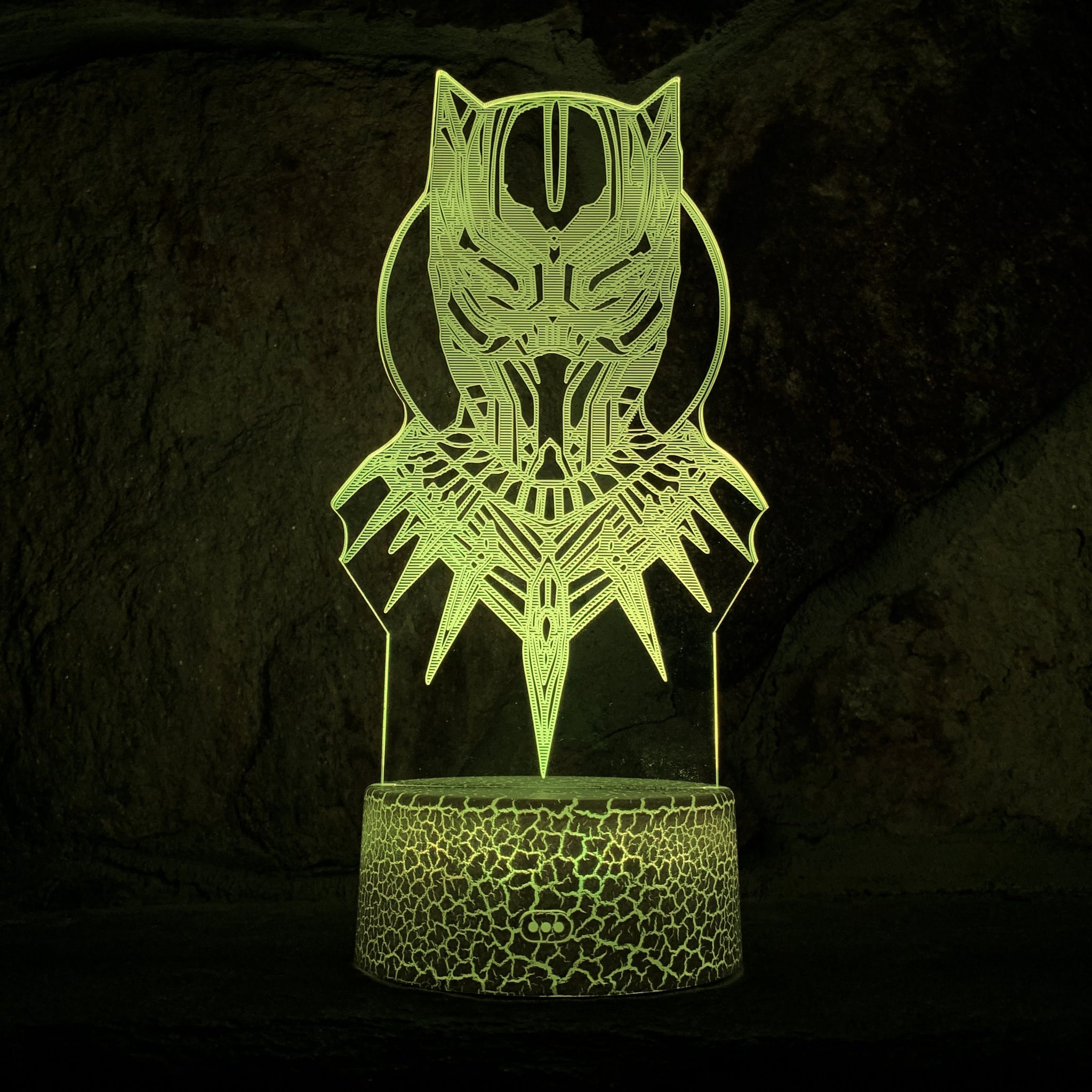 2048x2048 Led Lamp 'black Panther Icon'