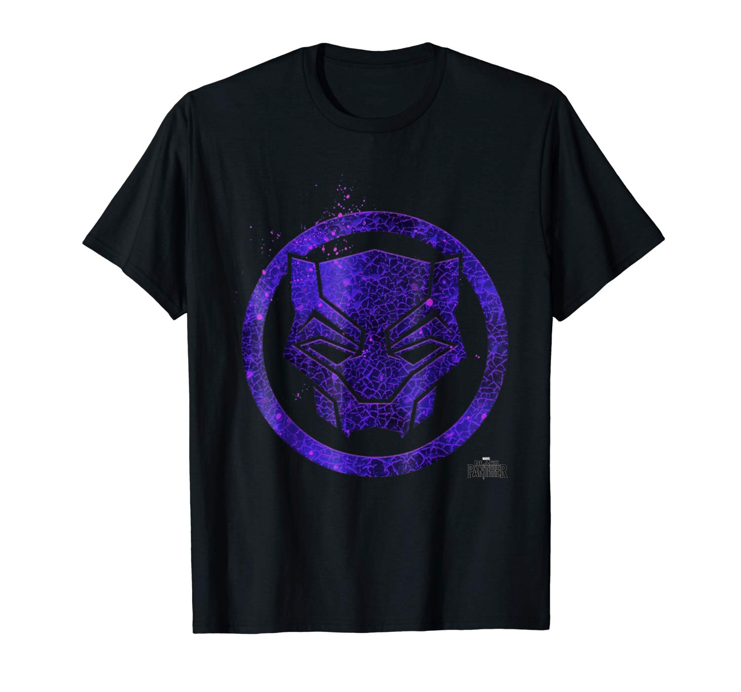 1500x1402 Marvel Black Panther Movie Purple Splatter Icon T
