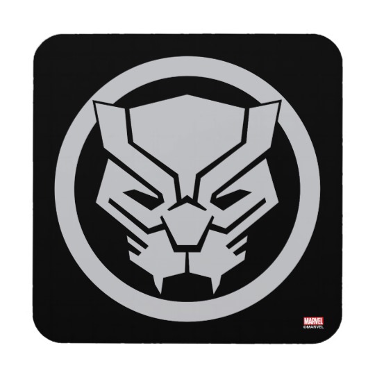 540x540 Avengers Classics Black Panther Icon Beverage Coaster