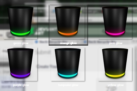 541x361 Black Recycle Bin