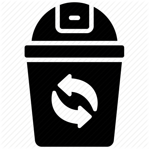 512x512 Dustbin, Garbage Can, Recycle Bin, Rubbish Bin, Trash Bn