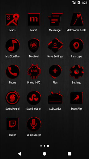 288x512 Black And Red Icon Pack Apk
