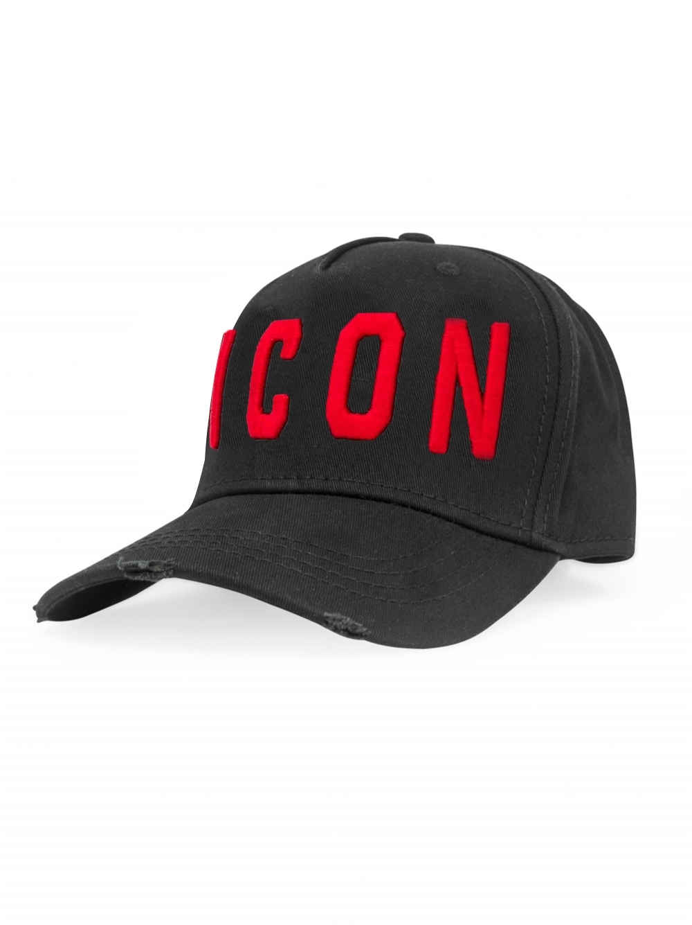 1000x1335 Black Red Icon Embroidered Cap Designerwear