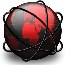 256x256 Entire Network Black Red Icon Download Red Icons Iconspedia