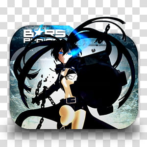 300x300 Colorflow Black Rock Shooter Transparent Background Png Clipart