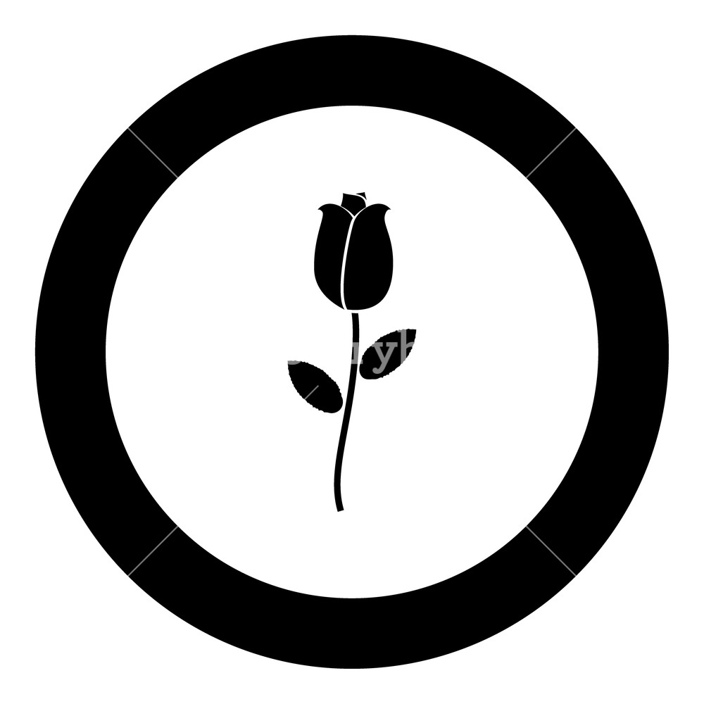 Black Rose Icon at Vectorified.com | Collection of Black Rose Icon free ...