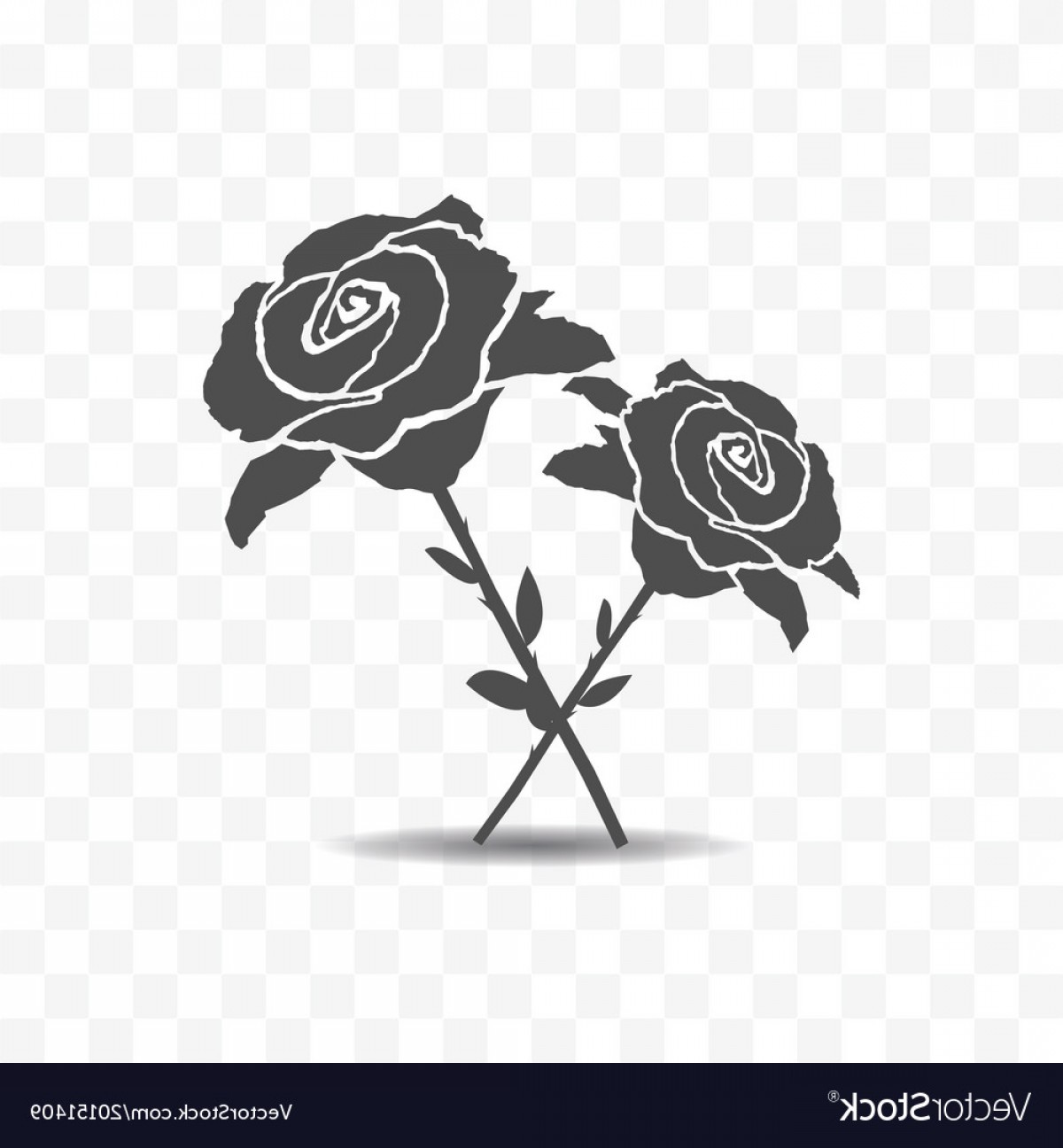 Black Rose Icon at Vectorified.com | Collection of Black Rose Icon free ...