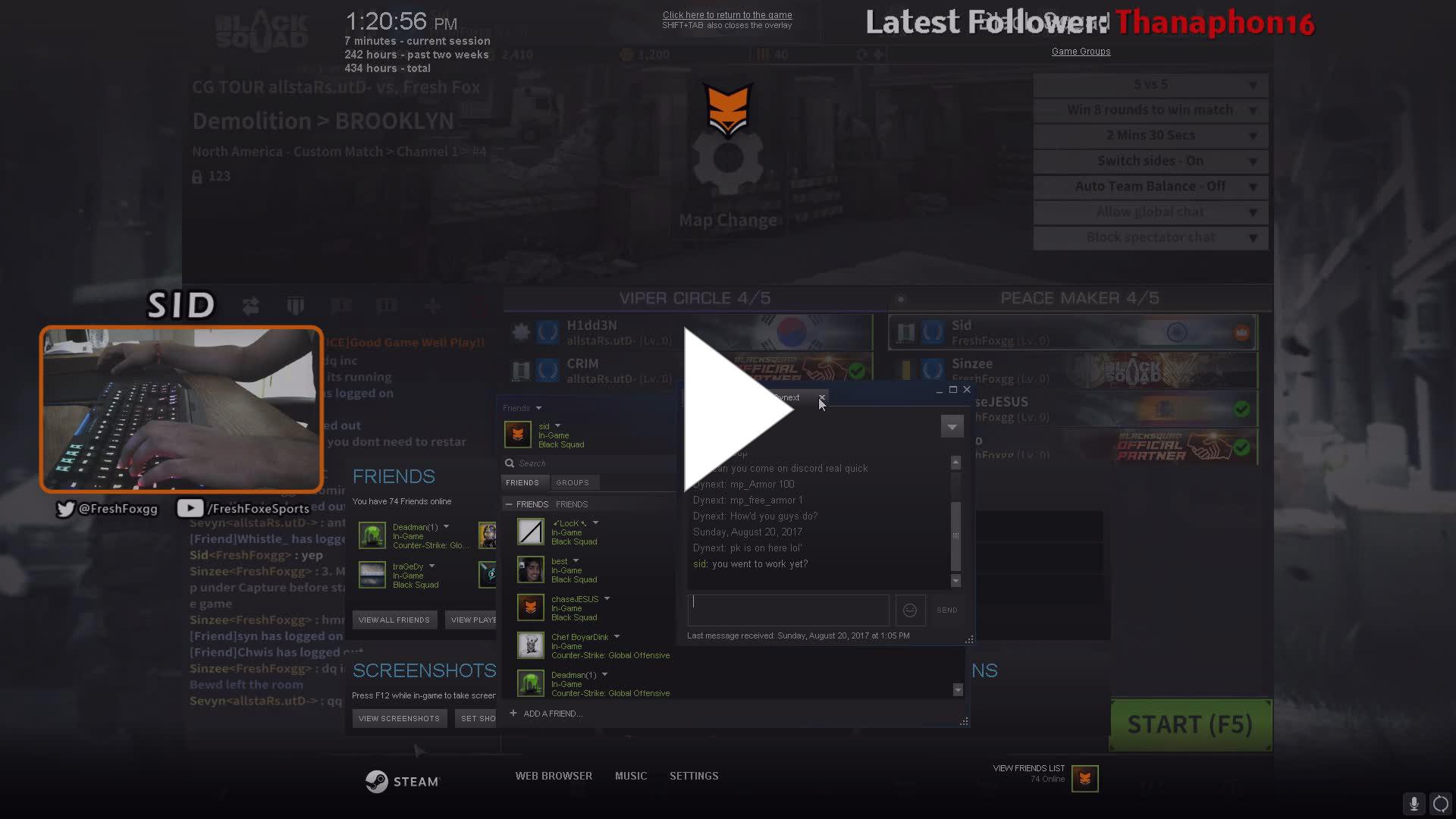 1920x1080 Black Squad Player