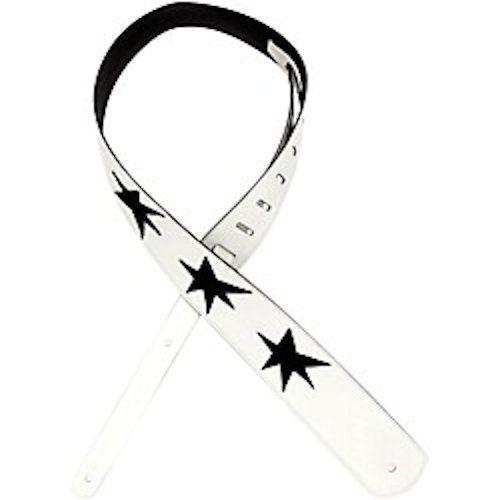 500x500 D'addario Planet Waves Star Icon Patches Leather Guitar Strap