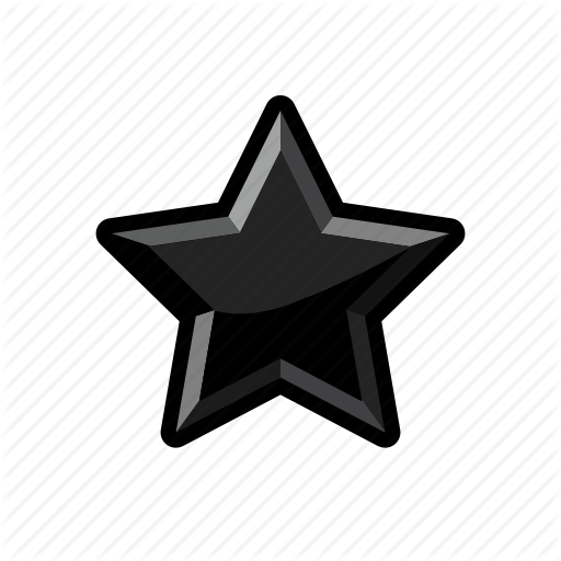 512x512 Dark, Mark, Rank, Star Icon
