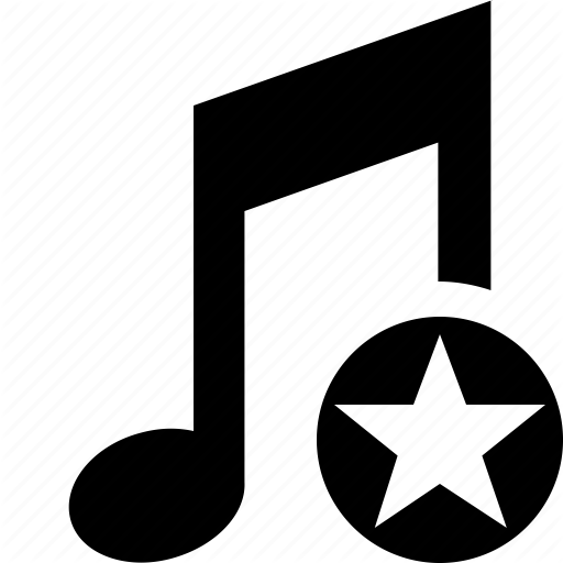 512x512 Audio, Multimedia, Music, Note, Sound, Star Icon