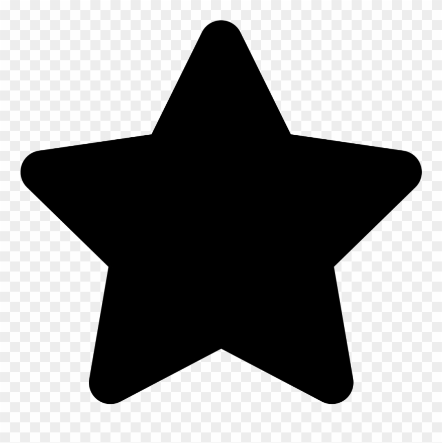 880x881 Star Black Fivepointed Shape Png Icon Free Download
