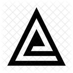 Black Triangle Icon
