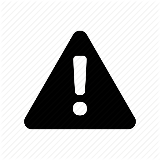 512x512 Alert, Exclamation Mark, Triangle, Warning Icon