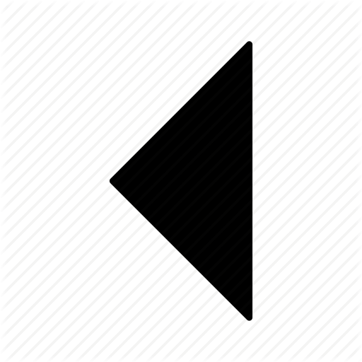 512x512 Arrow, Left, Triangle Icon