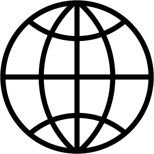 512x512 Web Icon Black Png Planet Web World Icon