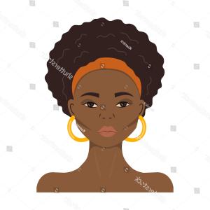 300x300 Photostock Vector Vintage Vector Woman Pointing With Finger Black