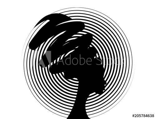 500x381 Portrait Beautiful African Woman In Traditional Turban, Black