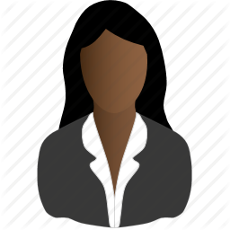 256x256 Black, Business, Woman Icon