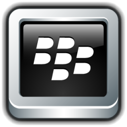 256x256 Blackberry Icon Rounded Square Iconset Hopstarter