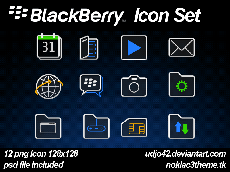 Blackberry Icon Set 800x600 Blackberry Icon Set