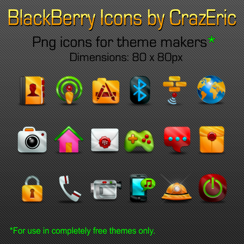 Gleam Blackberry Icons 500x500 Gleam Blackberry Icons