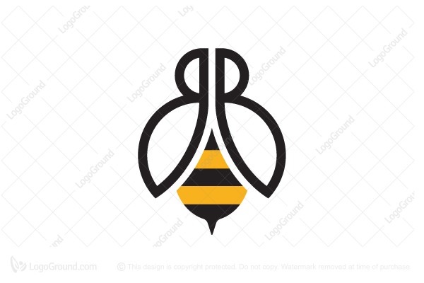 600x400 Letter B B Bee Logo