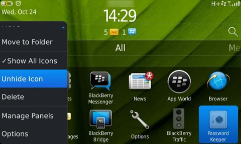 480x288 How To Locate A Missing Icon On A Blackberry Smartphone