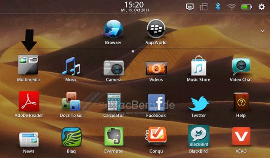 940x551 Blackberry Playbook With Android Apps Video And Pictures Recombu
