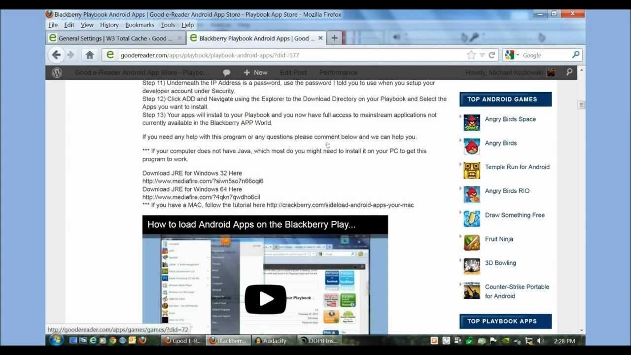 1280x720 How To Install Android Apps On The Blackberry Playbook