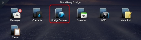 550x157 Missing The Blackberry Bridge Browser Icon On Your Blackberry