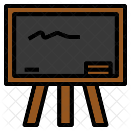 256x256 Blackboard Icon Of Flat Style