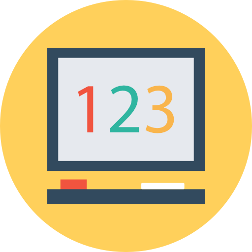 512x512 Blackboard Icon Education Vectors Market