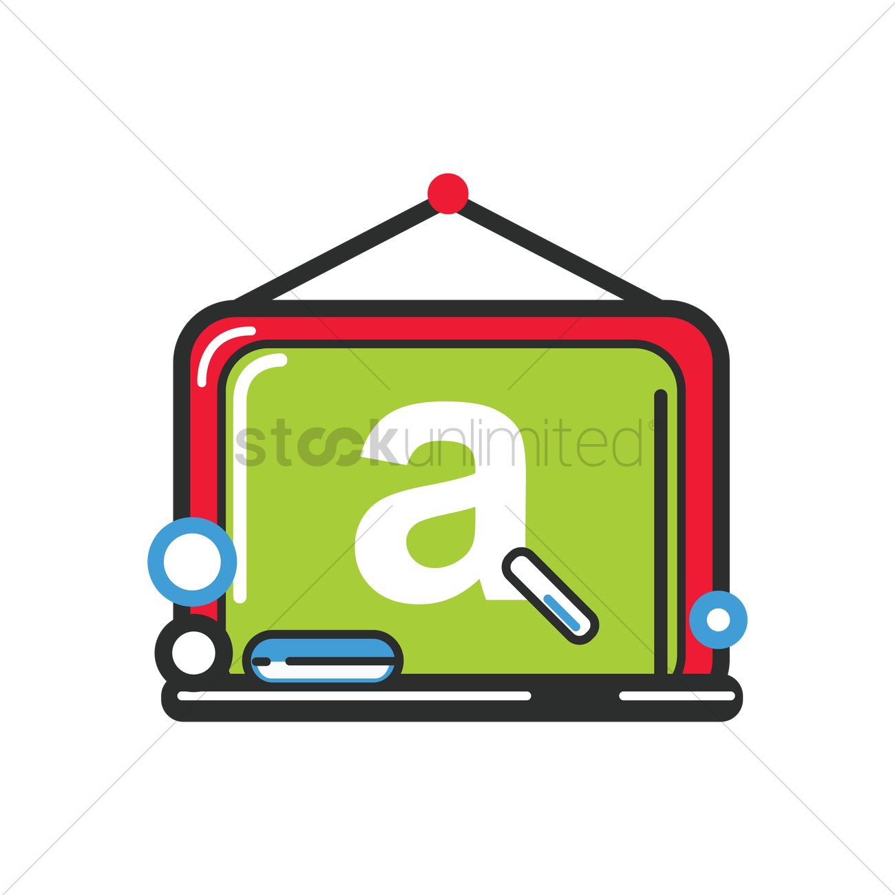 1300x1300 Blackboard Icon Vector Image