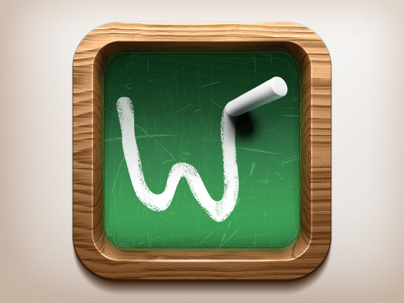 800x600 Wooden Blackboard Ios Icon