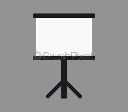 500x438 Blackboard Icon, Stock Vector Crushpixel