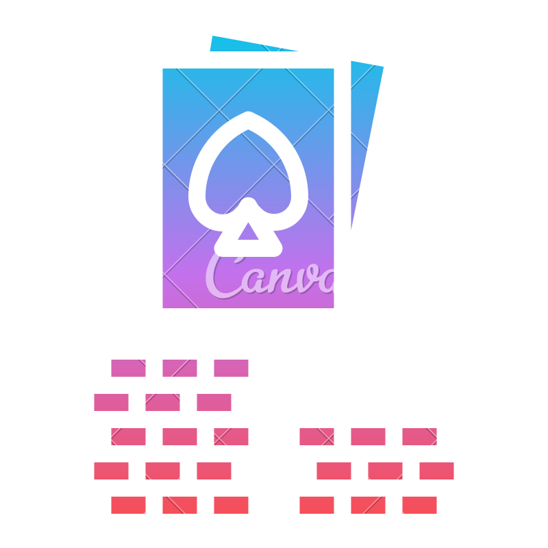 800x800 Blackjack Poker Casino Game Card Icon