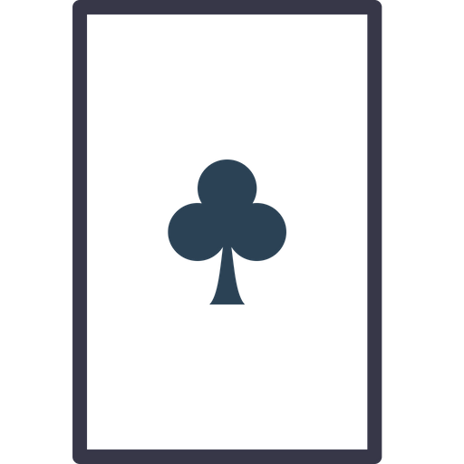 512x512 Card, Club, Poker, Casino, Playing, Gamble, Blackjack Icon