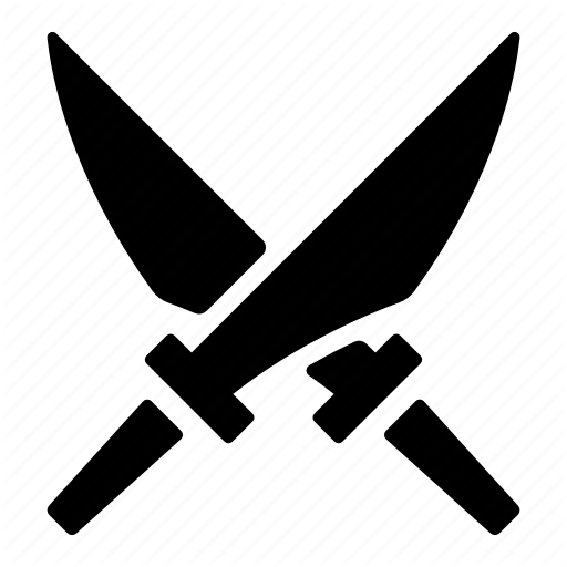 512x512 Blade, Cross, Dual, Fantasy, Game, Sword, Weapon Icon