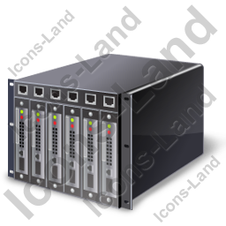 256x256 Blade Server Icon, Pngico Icons