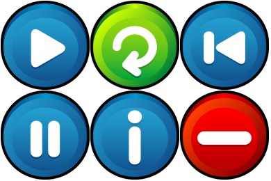 390x260 Free Icon Buttons