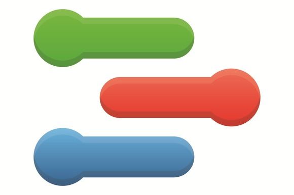 580x386 Blank Button