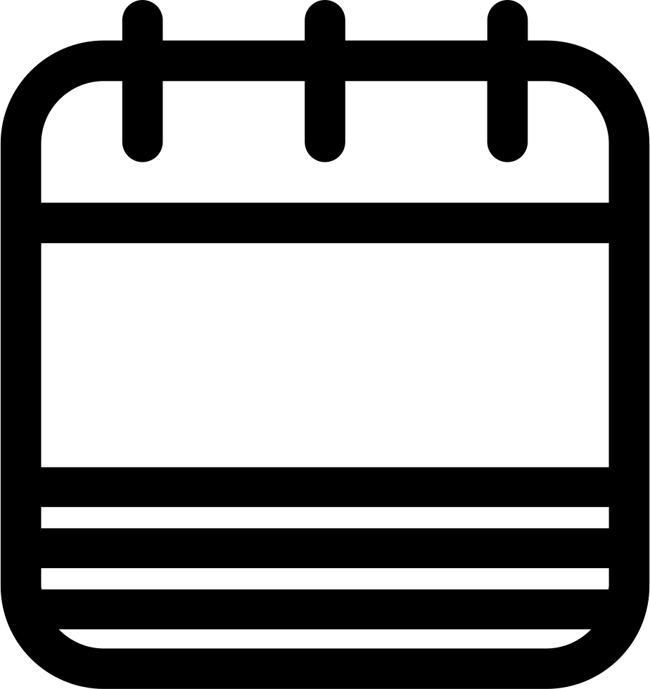 924x980 Blank Calendar