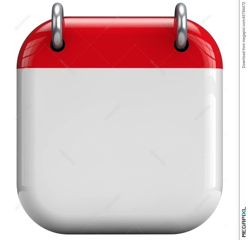 826x800 Calendar Blank Icon Illustration