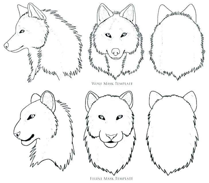 728x639 Blank Carnival Mask Icon Template Illustration Stock Vector