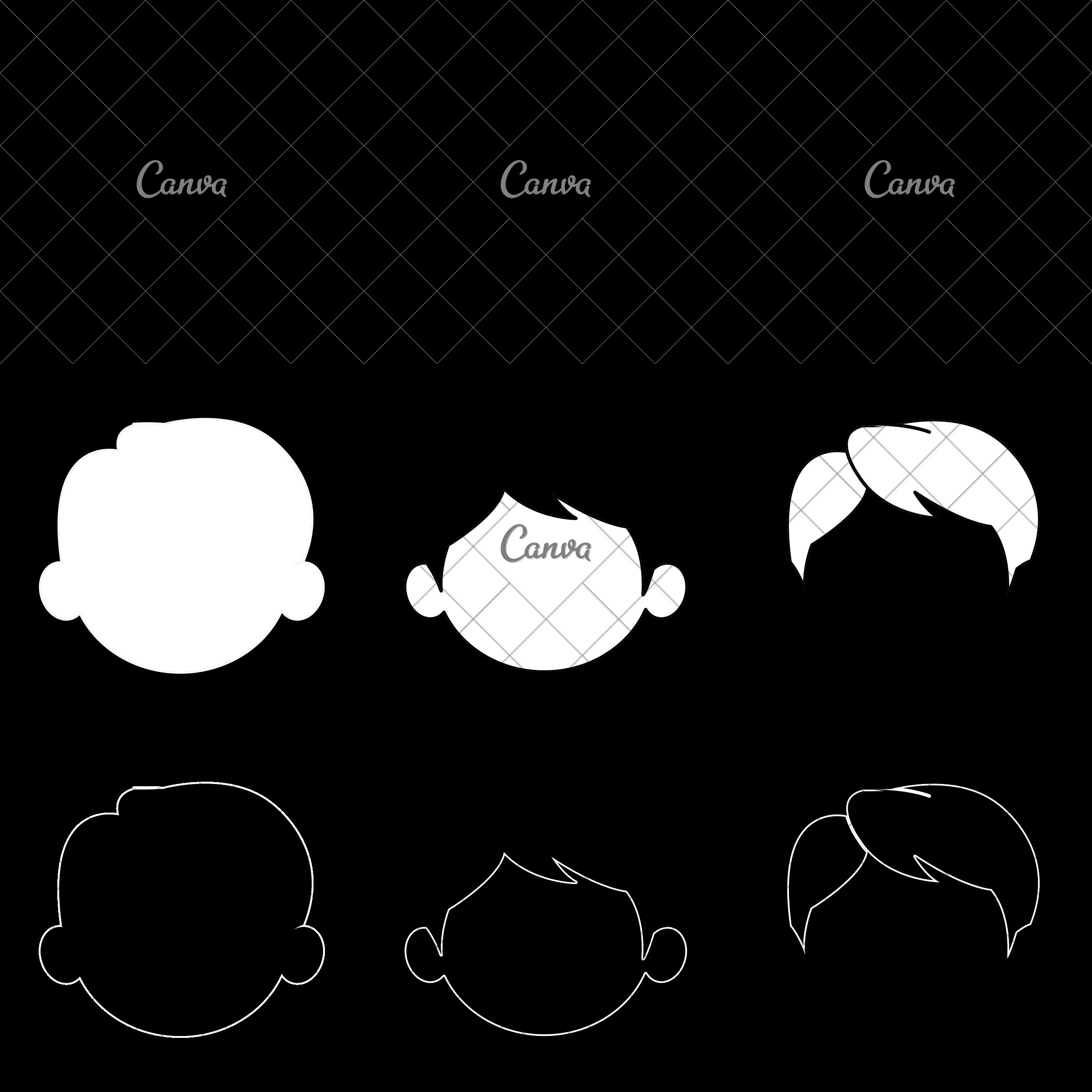 2400x2400 Boy With Blank Face Icon